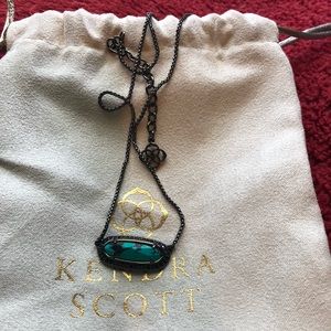 Kendra Scott Black/Turquoise Necklace